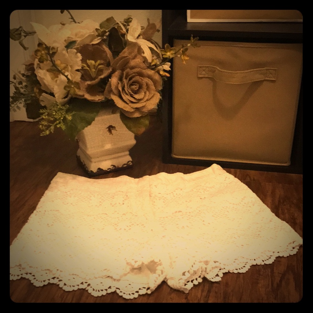 JOE Fresh crochet shorts